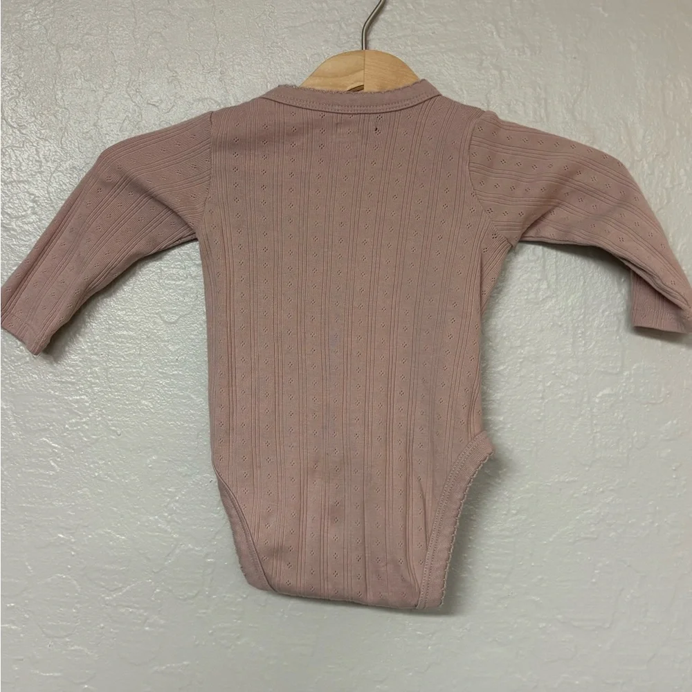 $7 ADD ON‎ h&m pointelle kimono style bodysuit 3M Zara Hanna Andersson Baby Gap